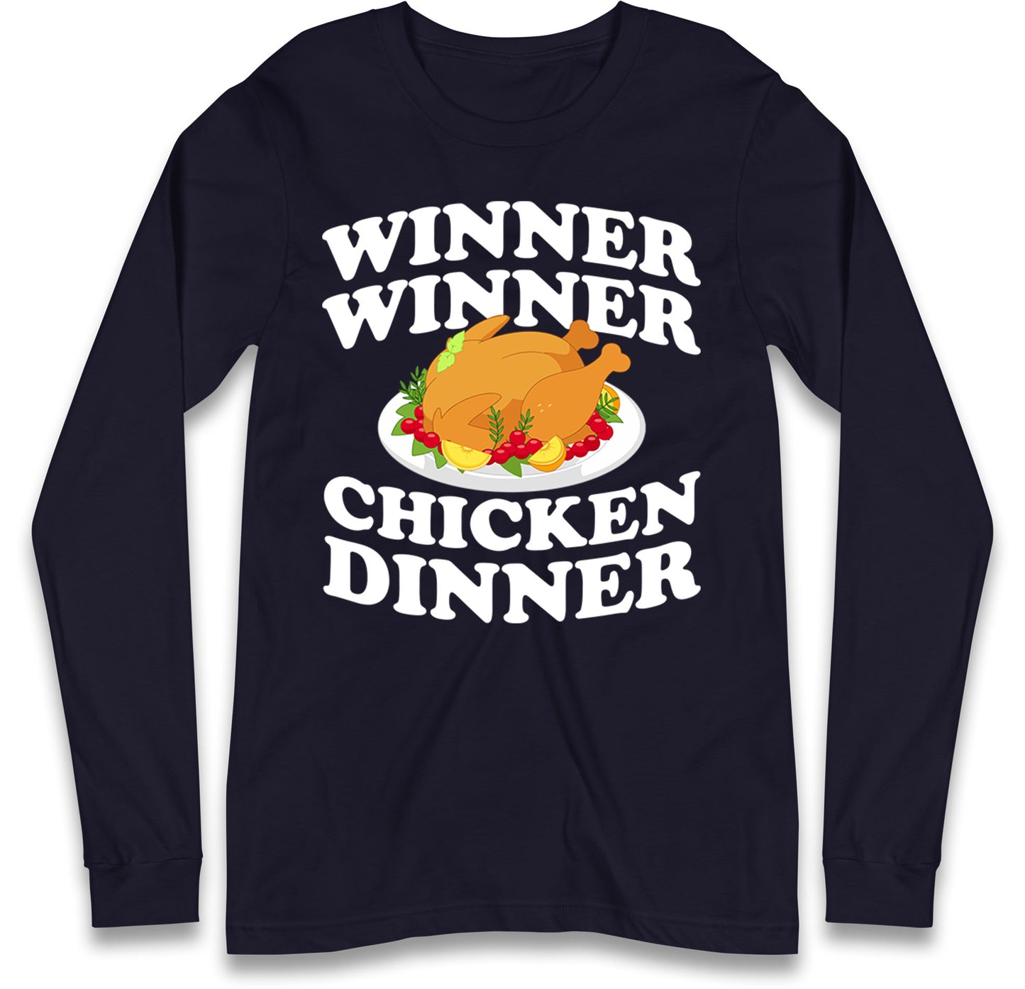 Chicken Dinner Pubg Long Sleeve T-Shirt