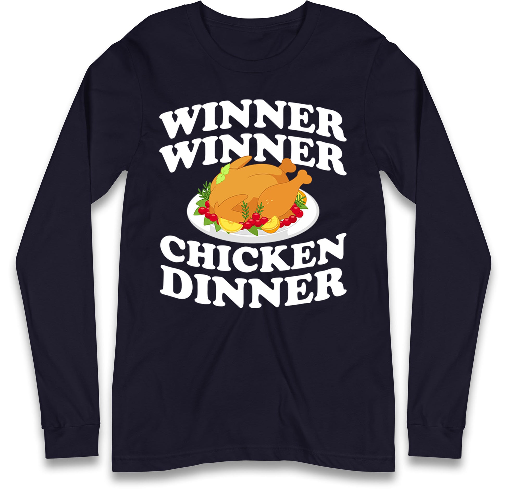 Chicken Dinner Pubg Long Sleeve T-Shirt