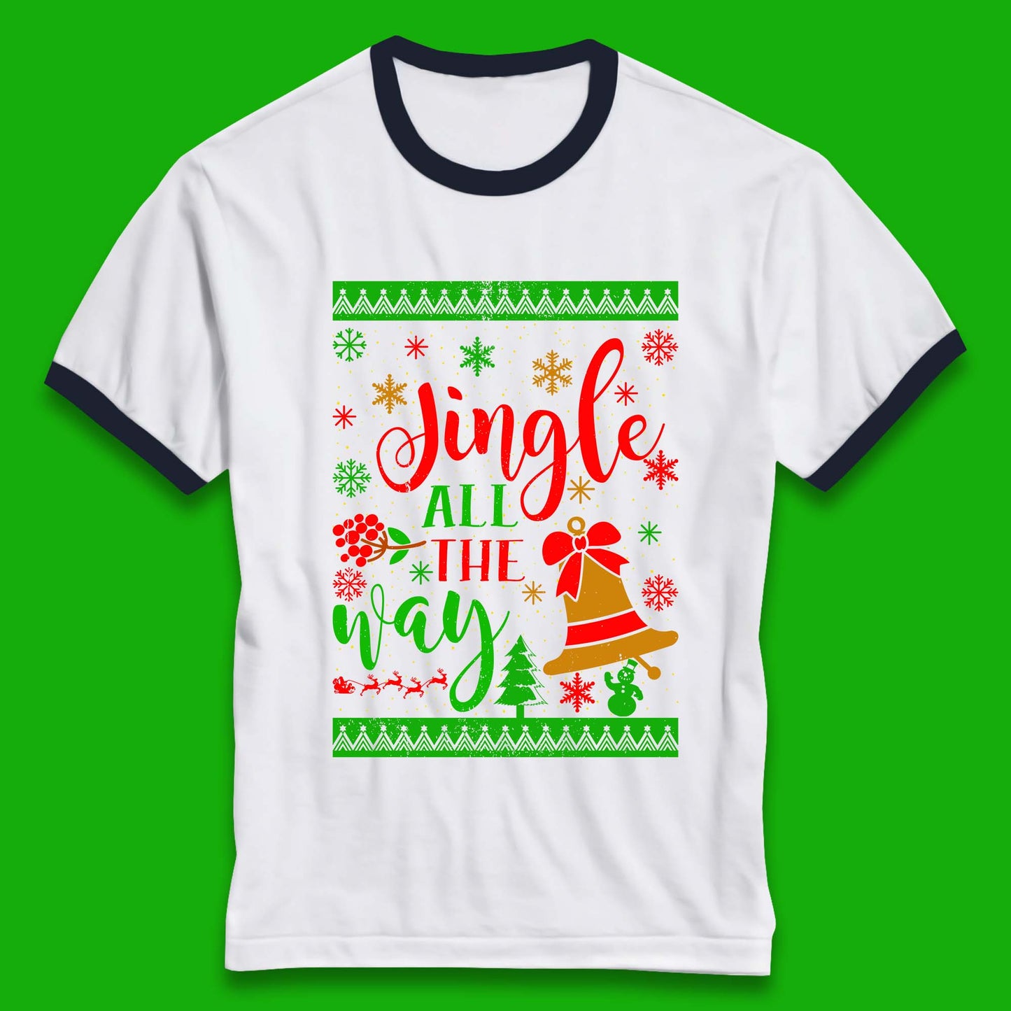 Christmas Jingle Ringer T-Shirt
