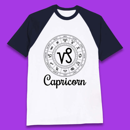 Capricorn Baseball T-Shirt