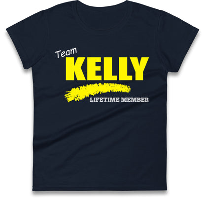 Team Kelly Lifetime Member Womens T Shirt
