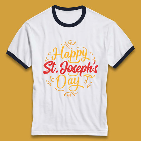 Happy St. Joseph's Day Ringer T-Shirt