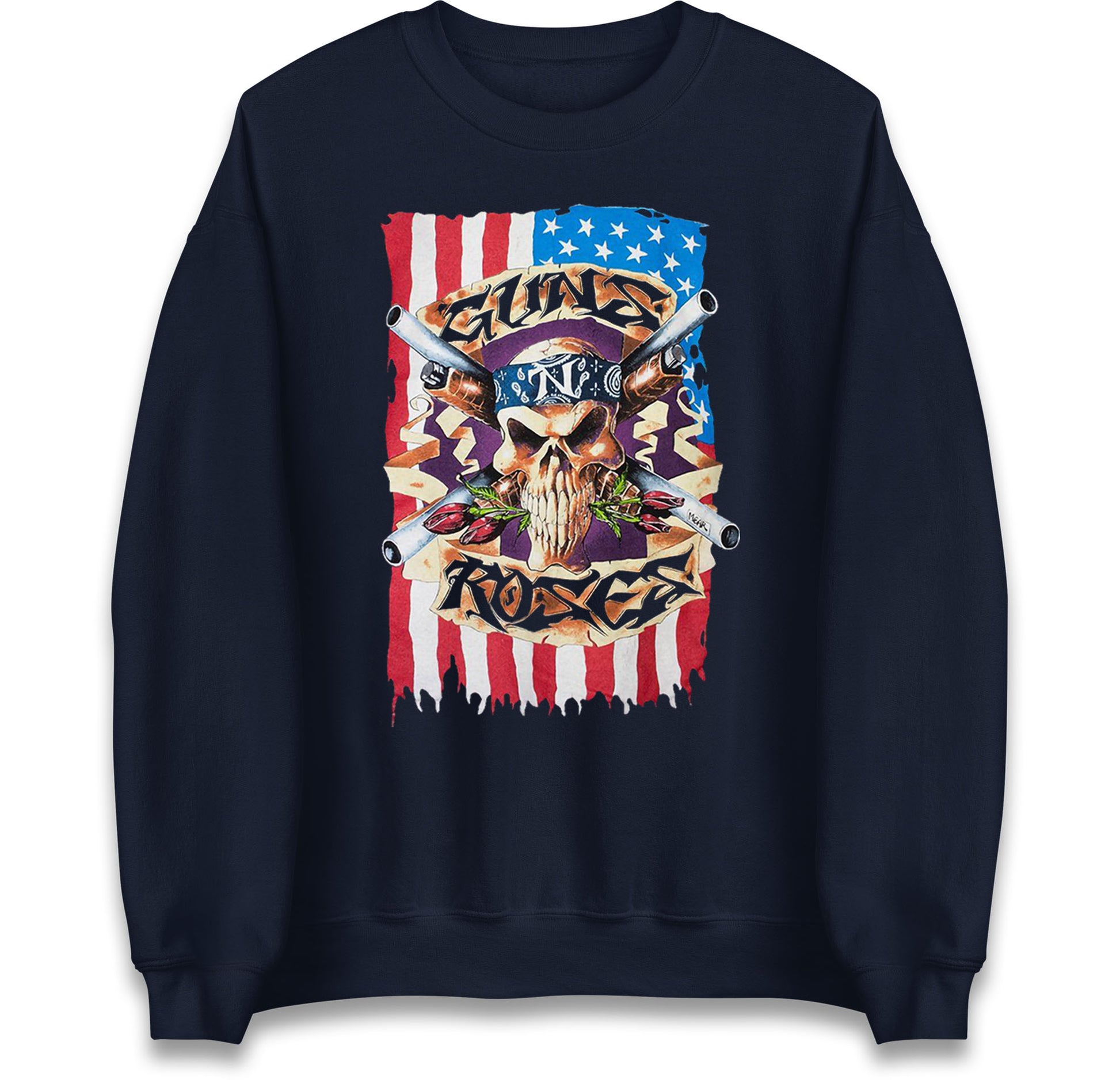Guns N Roses American Flag Jumper