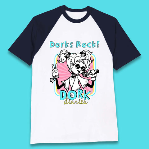 Dorks Rock Dork Diaries Baseball T-Shirt