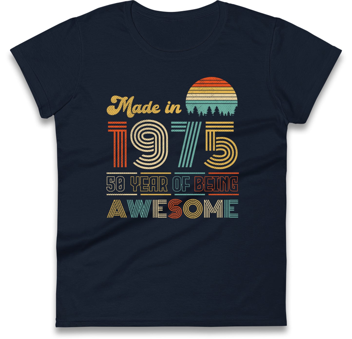 Vintage 50th Birthday Womens T Shirt