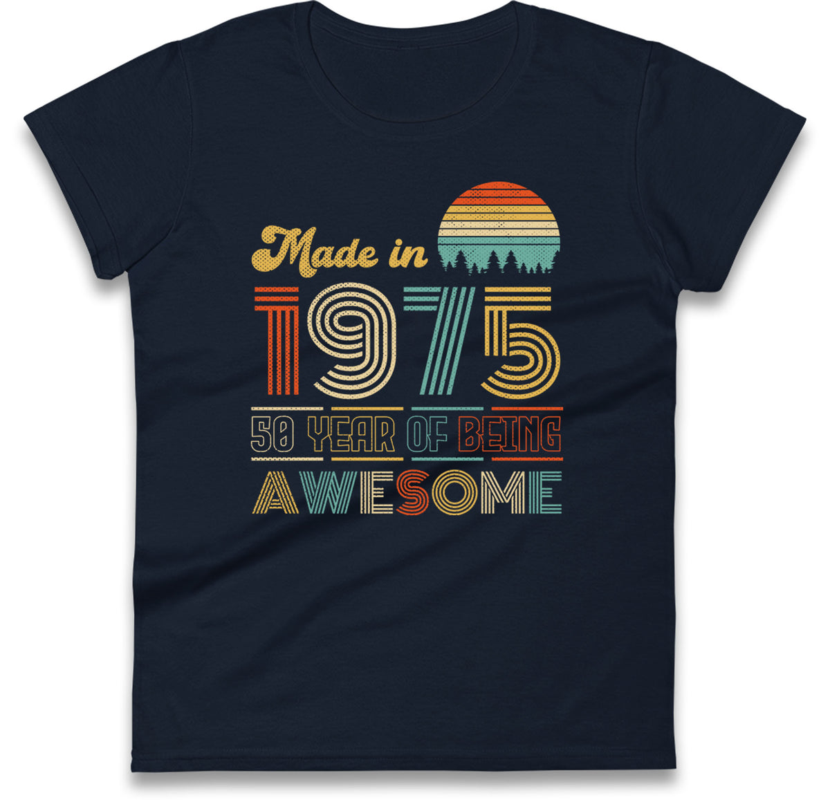 Vintage 50th Birthday Womens T Shirt