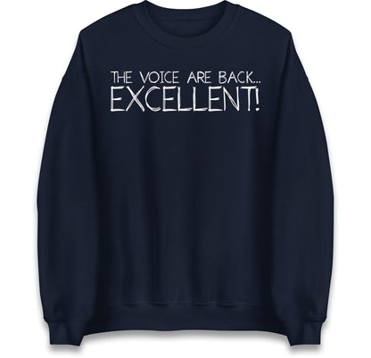 The Voice Are Back Excellent Jumper