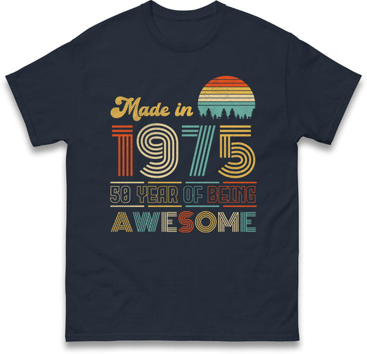 Vintage 50th Birthday T Shirt