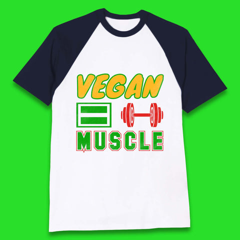 Vegan Muscle Baseball T-Shirt
