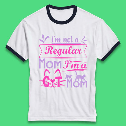 I'm A Cat Mom Ringer T-Shirt