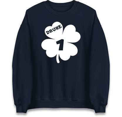 Drunk 1 St Patricks Day Jumper