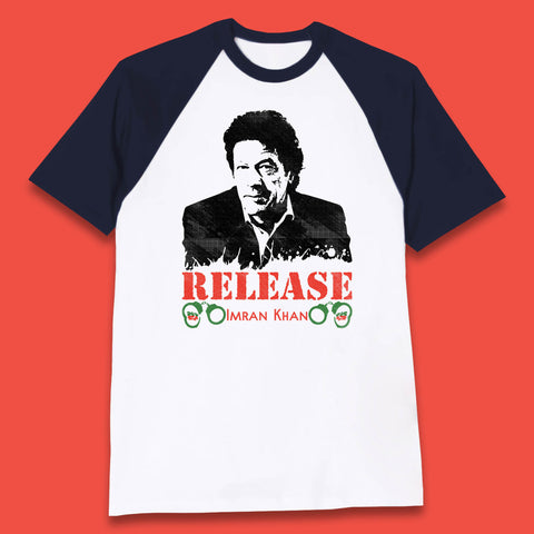Release Imran Khan Prisoner No 804 Behind You Skipper Stand With Imran Khan Pakistan Pride Of Nation Baseball T Shirt
