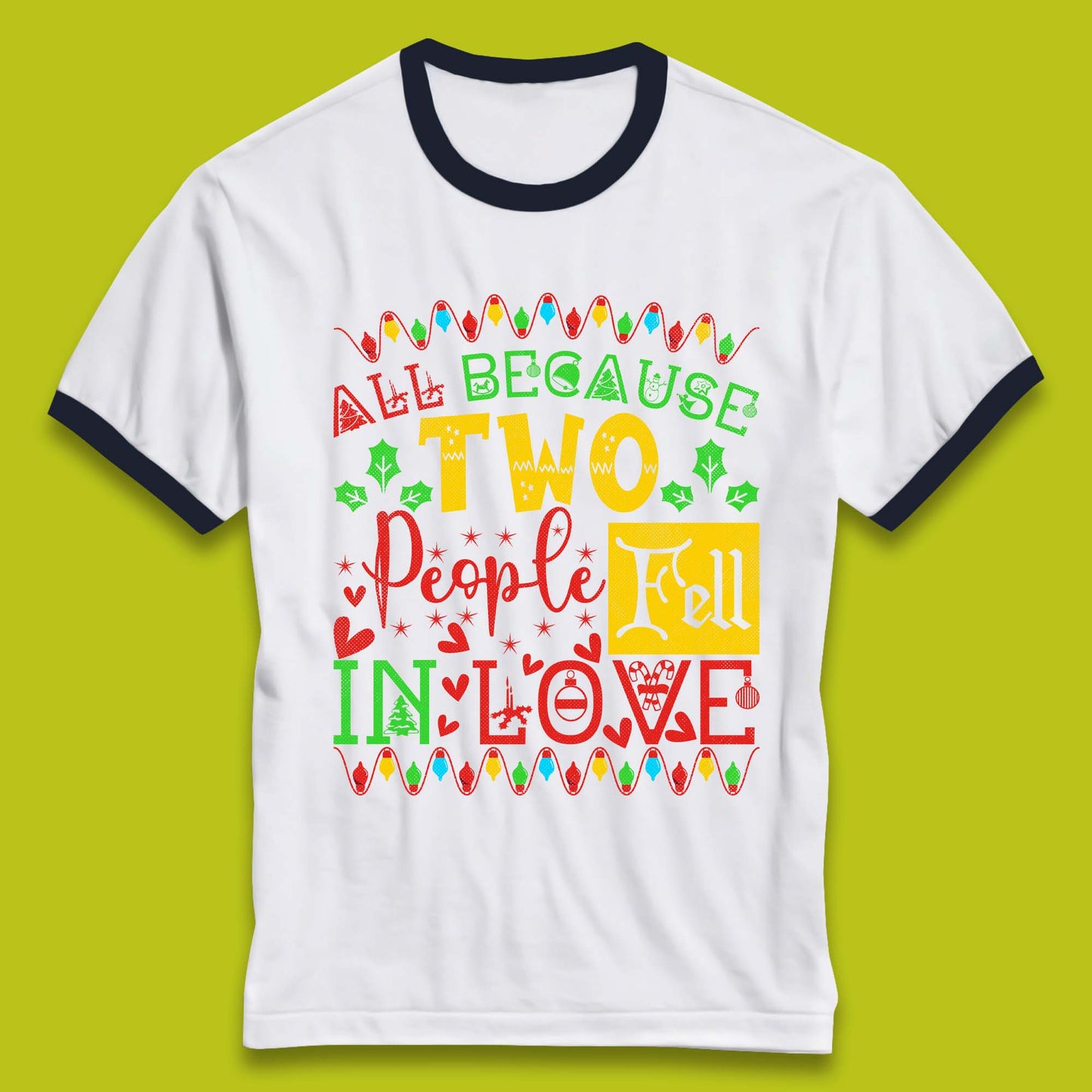 Love Christmas Ringer T-Shirt