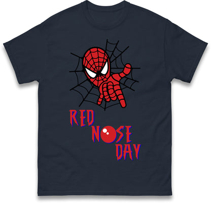 Spider Man Red Nose Day T Shirt