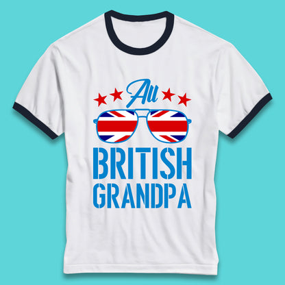 British Grandpa Ringer T-Shirt