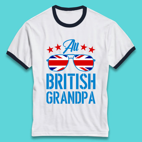 British Grandpa Ringer T-Shirt