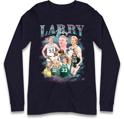 Larry Bird Long Sleeve T Shirt