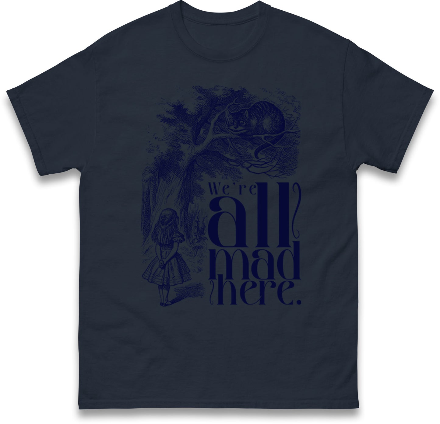 Alice And Cheshire Cat T Shirt