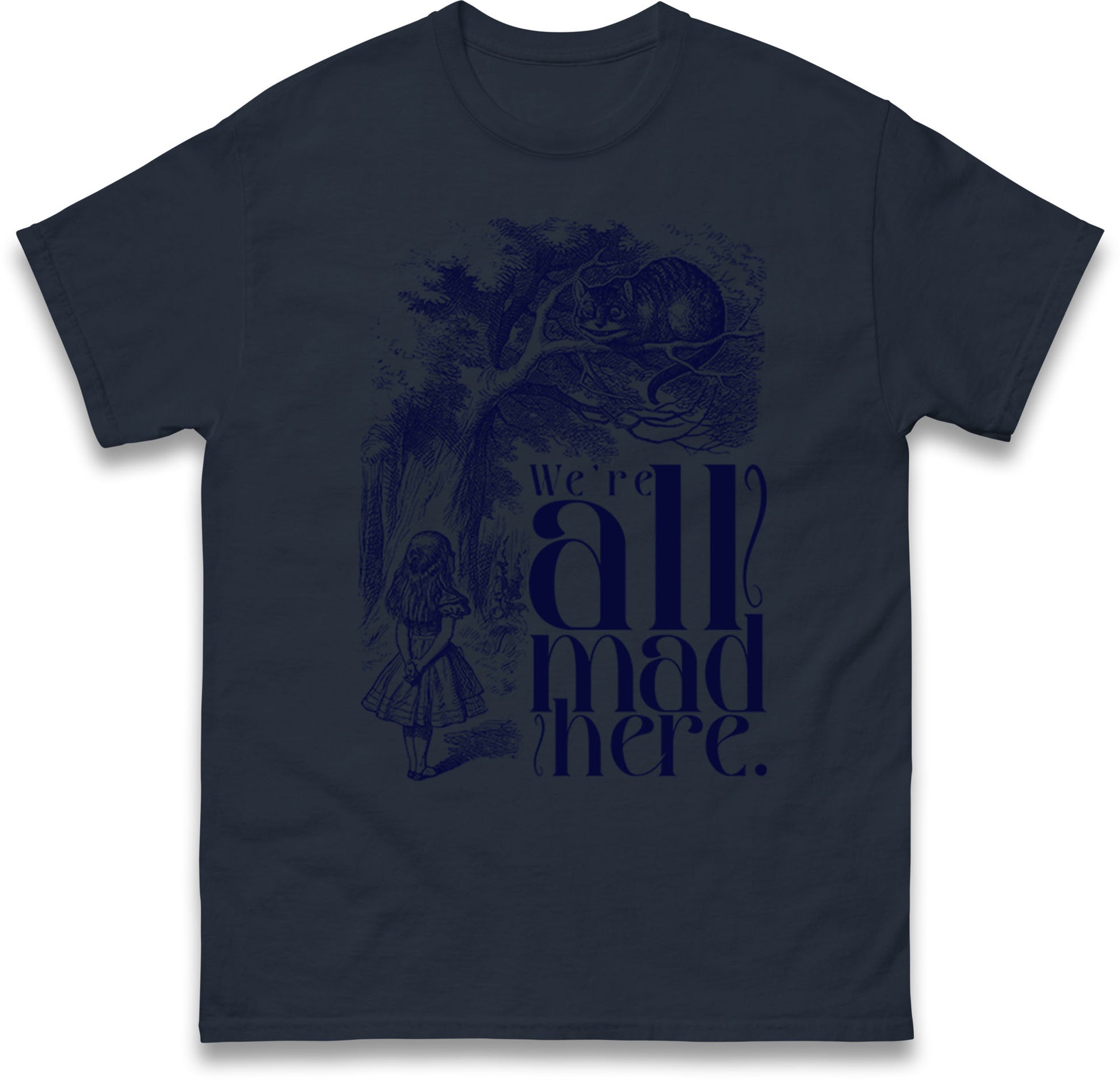 Alice And Cheshire Cat T Shirt