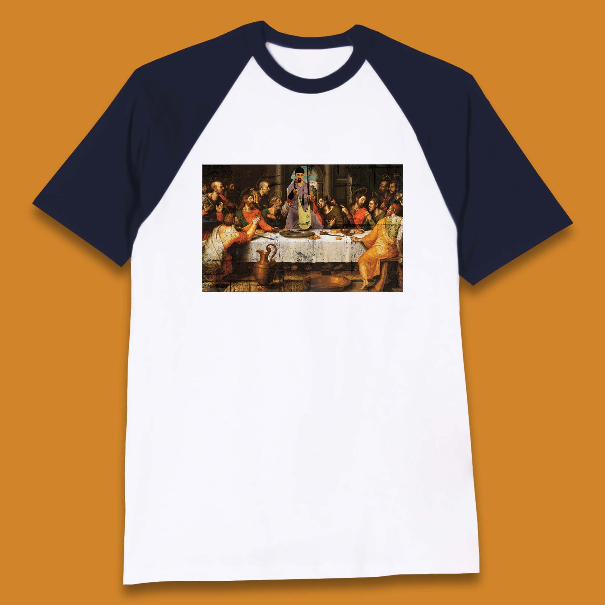 last supper baseball t shirt
