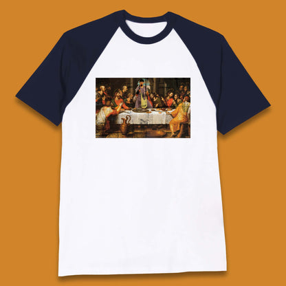 last supper baseball t shirt