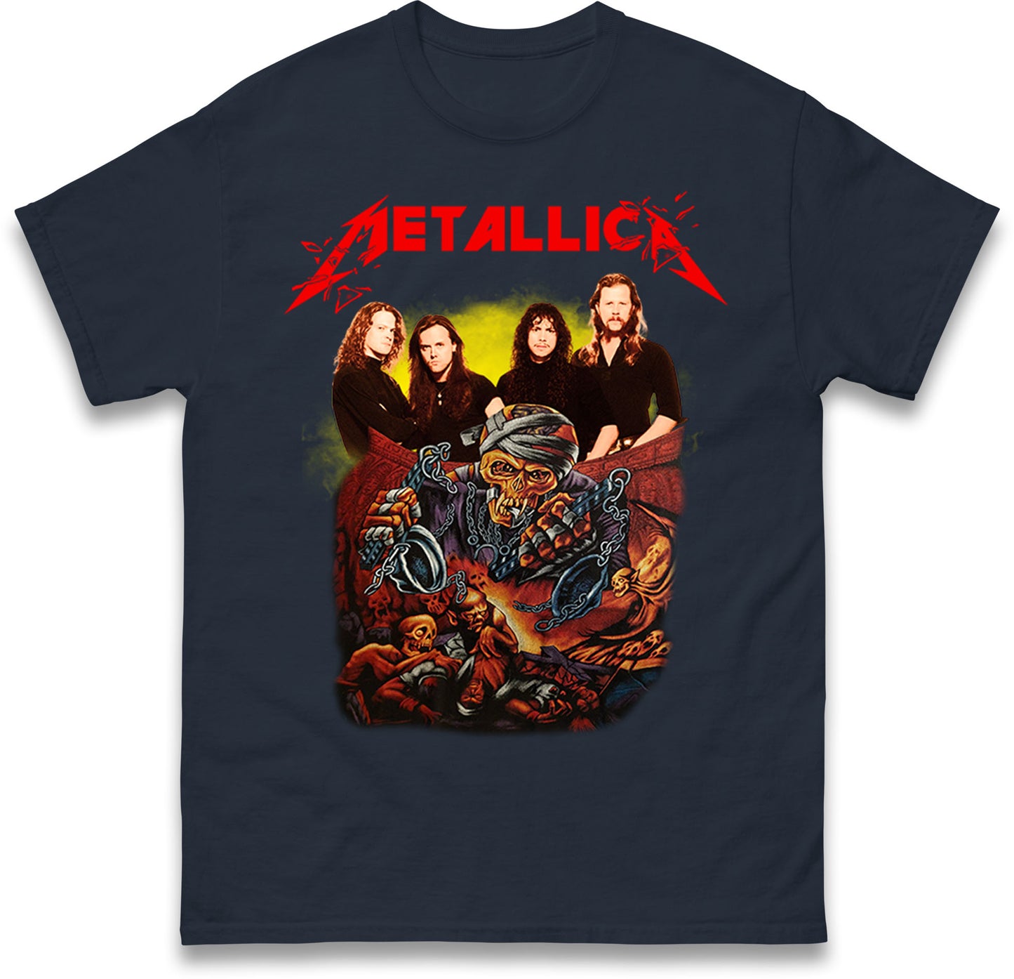 Metallica Skelington T Shirt