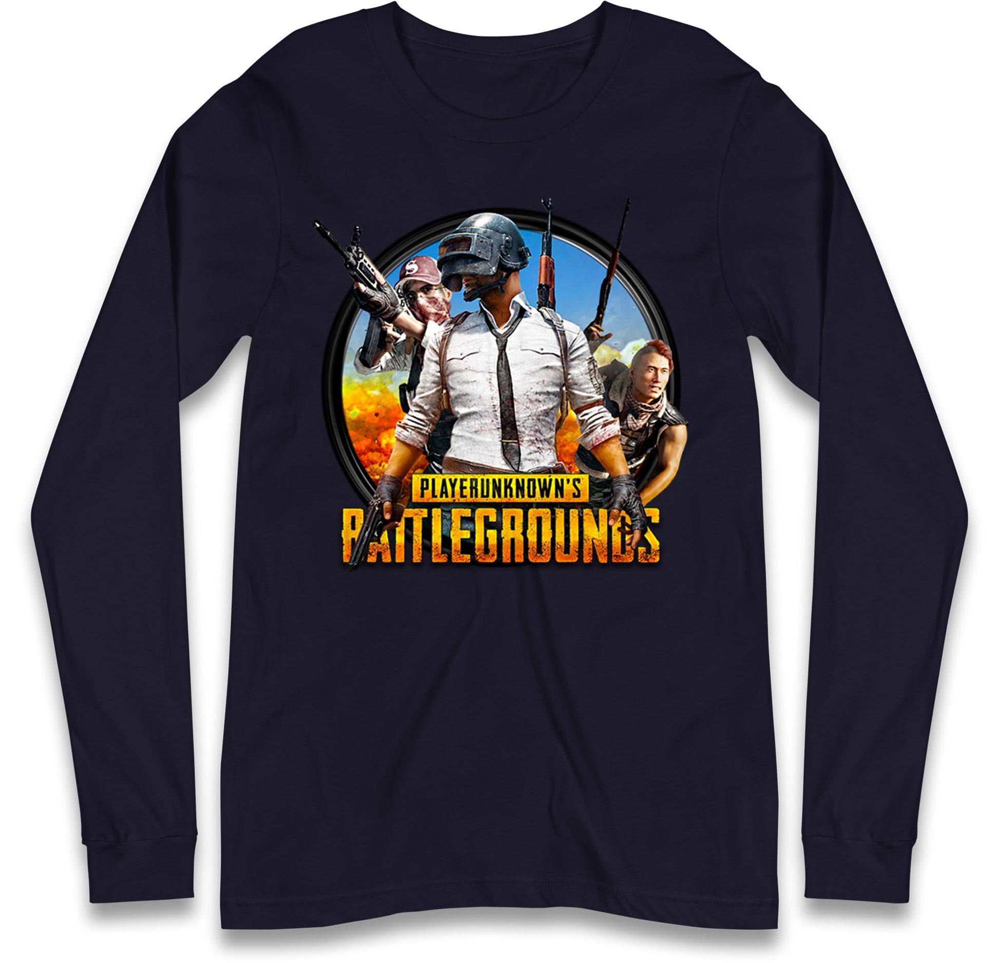 PUBG Battle Long Sleeve T Shirt