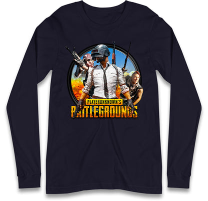 PUBG Battle Long Sleeve T Shirt