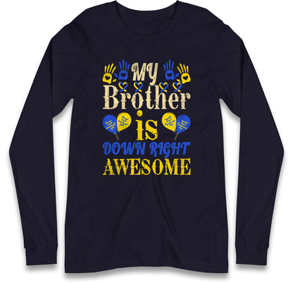 world down syndrome day long sleeve t shirt