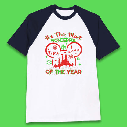 disney christmas baseball t shirt