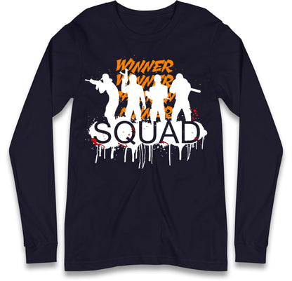 Pubg Squad Long Sleeve T Shirt
