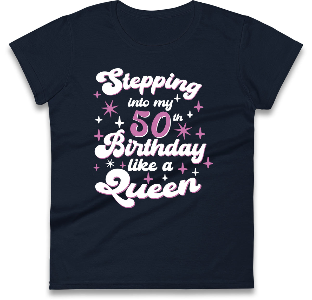 Queen 50th Birthday Womens T Shirt