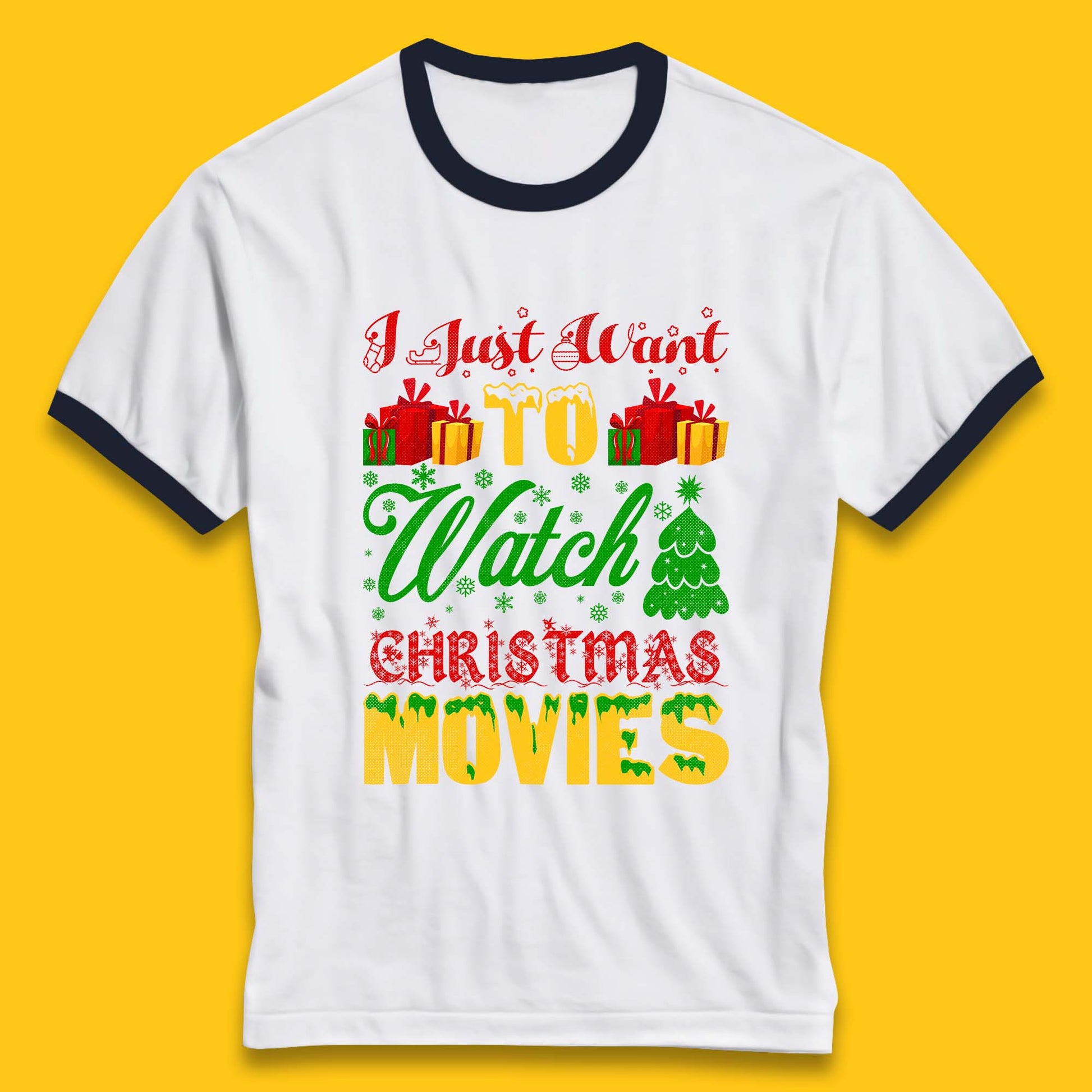 christmas movie ringer t shirt