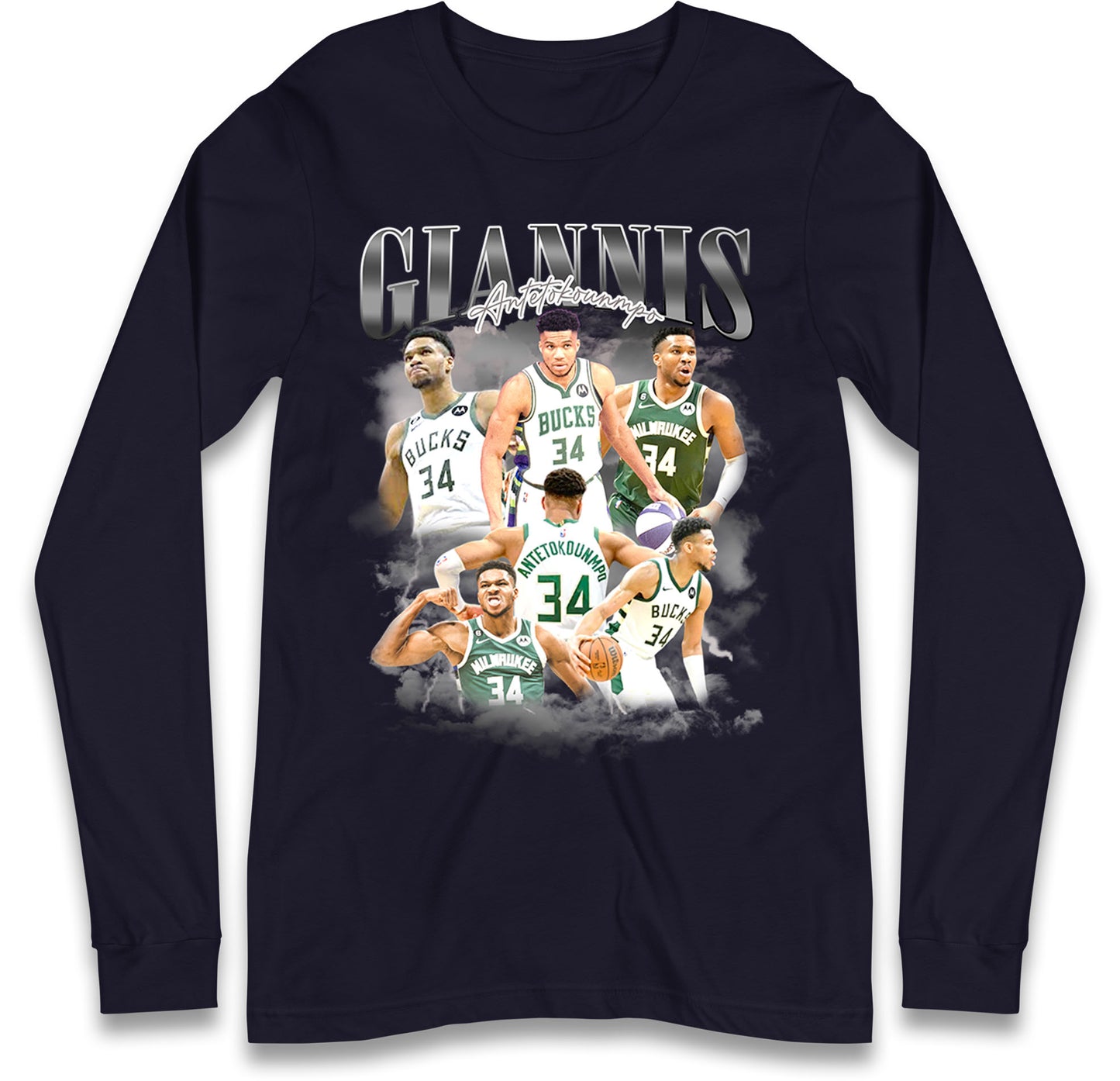 Giannis Antetokounmpo Long Sleeve T Shirt