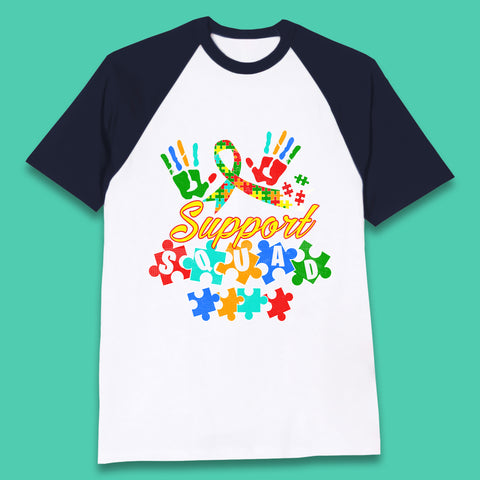 Autism Support Squad Baseball T-Shirt
