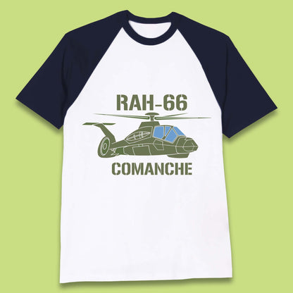 Boeing–Sikorsky RAH-66 Comanche US Army Gunship Attack Helicopter Baseball T Shirt