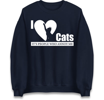 i love cats jumper
