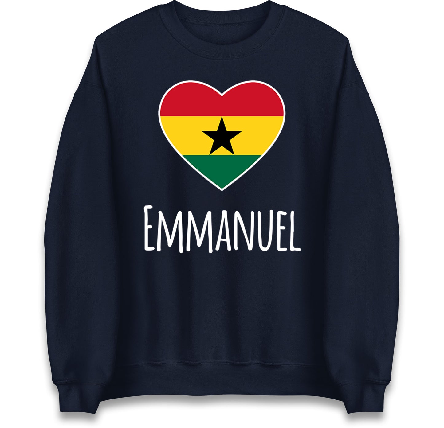 Ghana Heart Flag Jumper