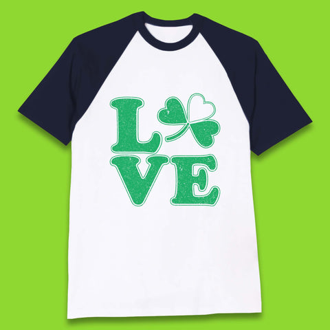 Shamrock Love Baseball T-Shirt