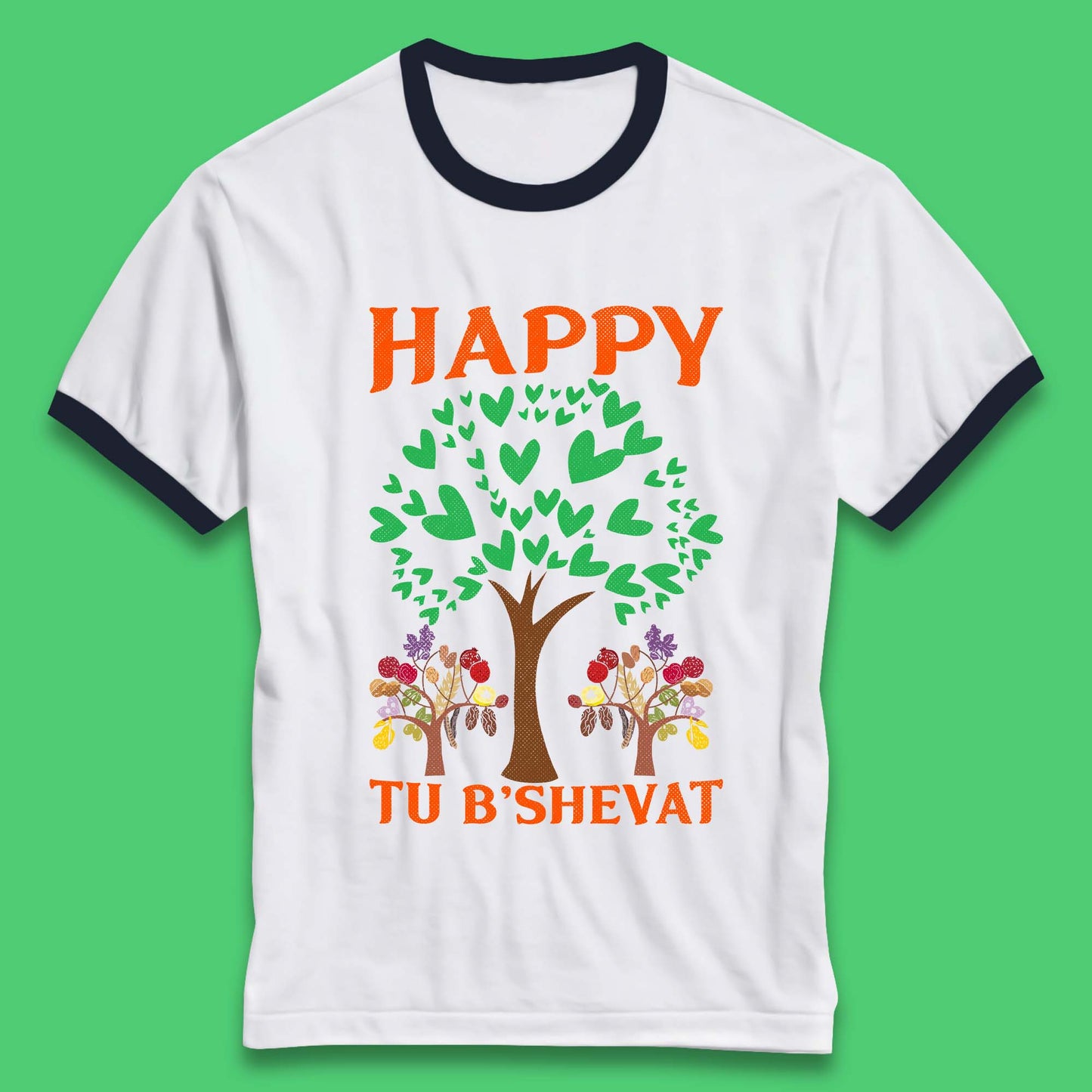 Happy Tu B'Shevat Ringer T-Shirt