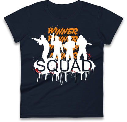 Pubg Squad Ladies T Shirt