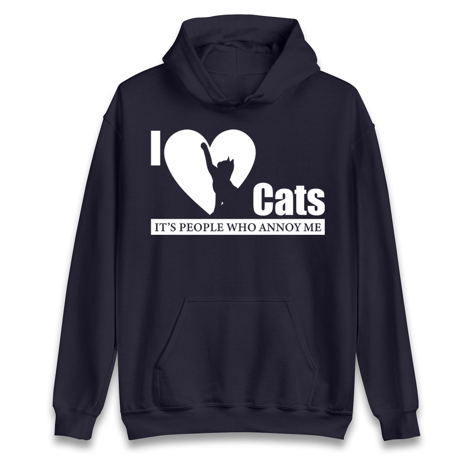 i love cats hoodie