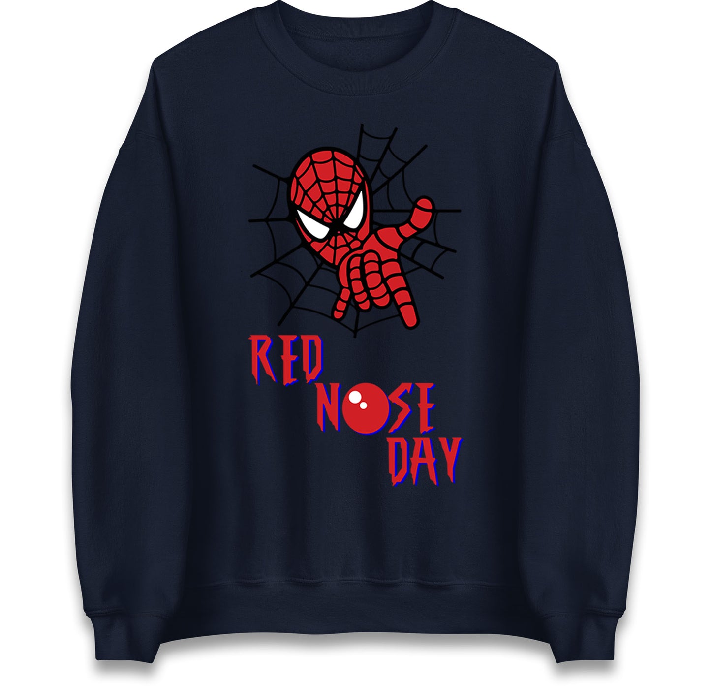 Spider Man Red Nose Day Jumper
