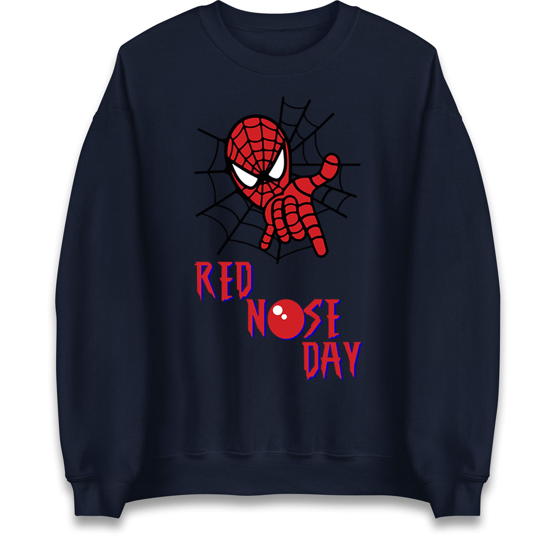 Spider Man Red Nose Day Jumper