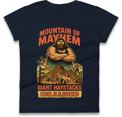 Giant Haystacks Ladies T Shirt