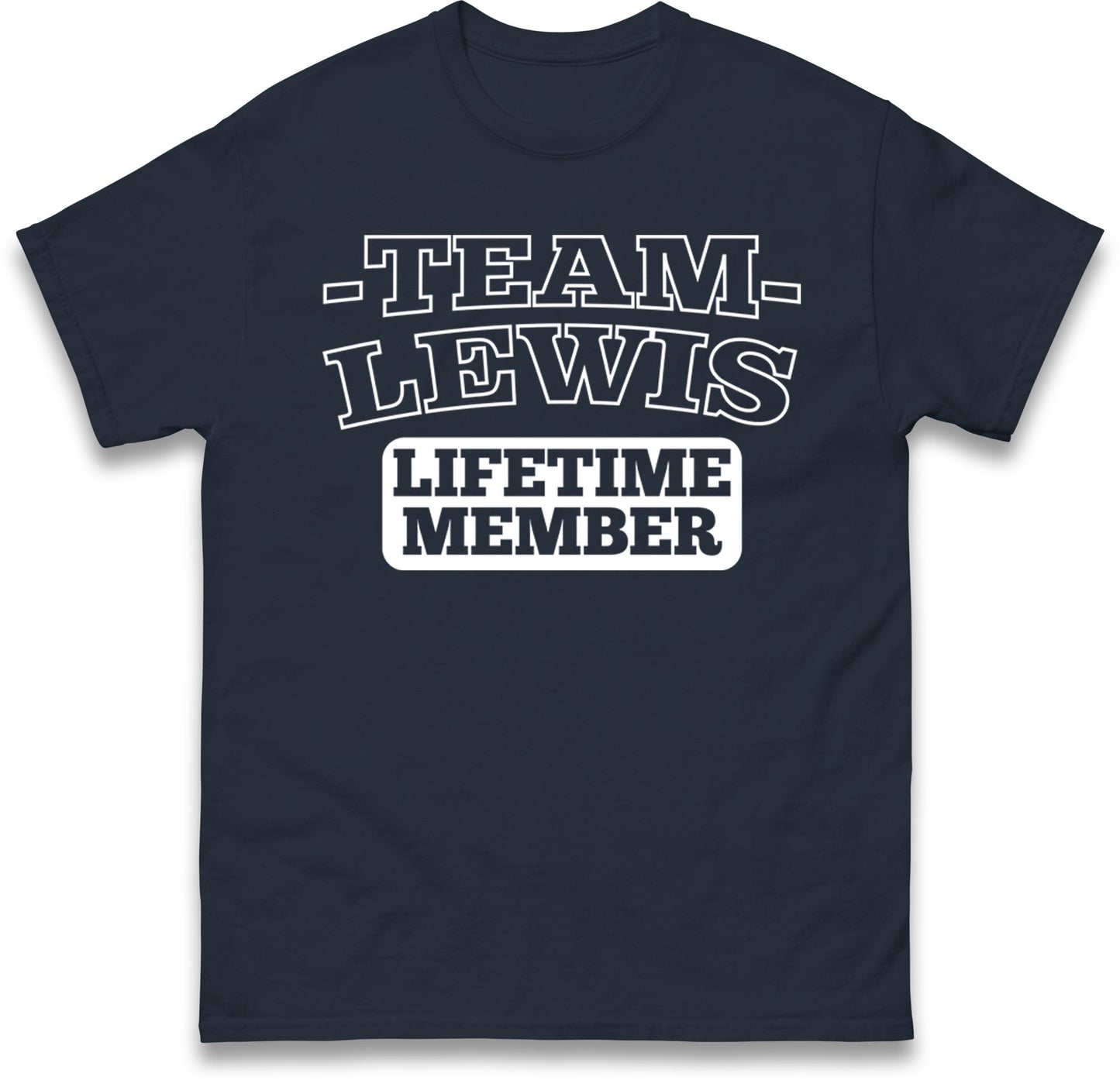 Team Lewis Lifetime Member T Shirt