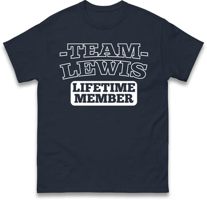 Team Lewis Lifetime Member T Shirt