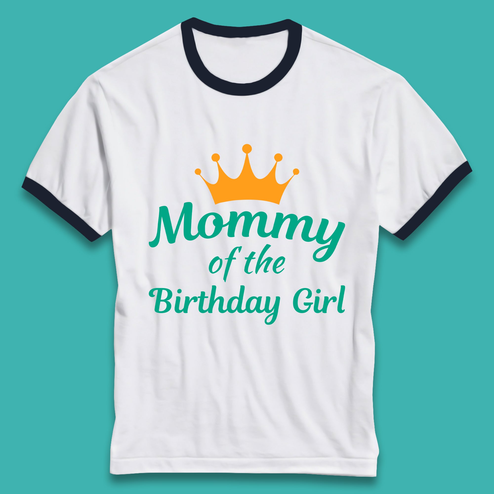 Mommy Of The Birthday Girl Ringer T-Shirt