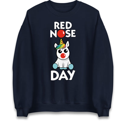 Red Nose Day Unicorn Jumper