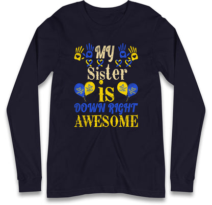 world down syndrome day long sleeve t shirt